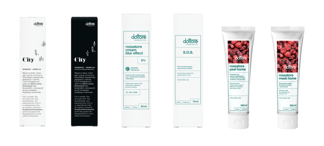 dottore cosmetici opakowania packaging design logo projektowanie graficzne poznan projektant bartosz wagrowski