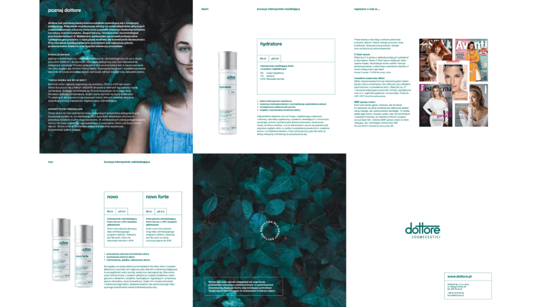 dottore cosmetici opakowania packaging design logo projektowanie graficzne poznan projektant bartosz wagrowski