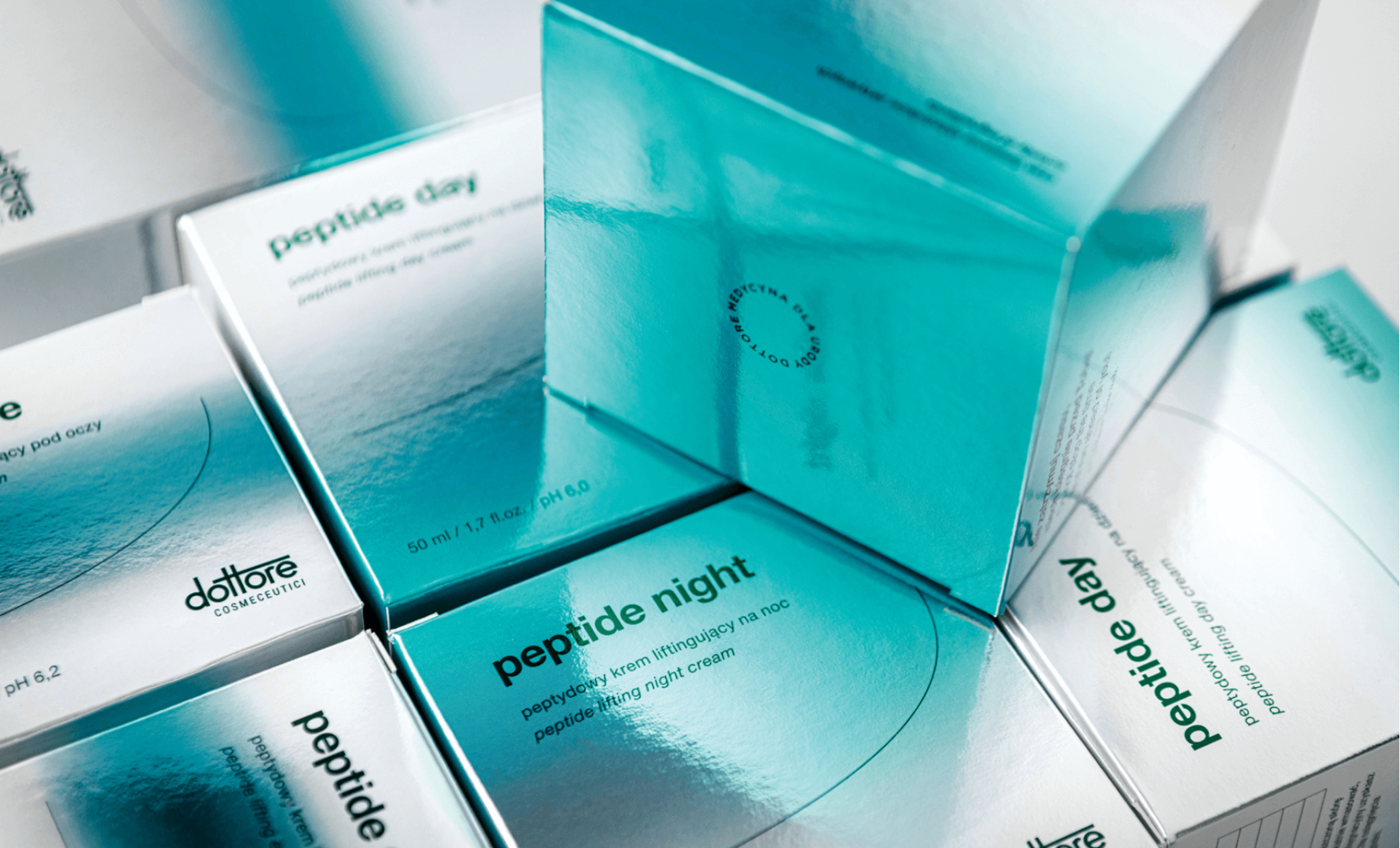 dottore peptide packaging design projekt bartosz wągrowski projekt opakowanie logo inspiration