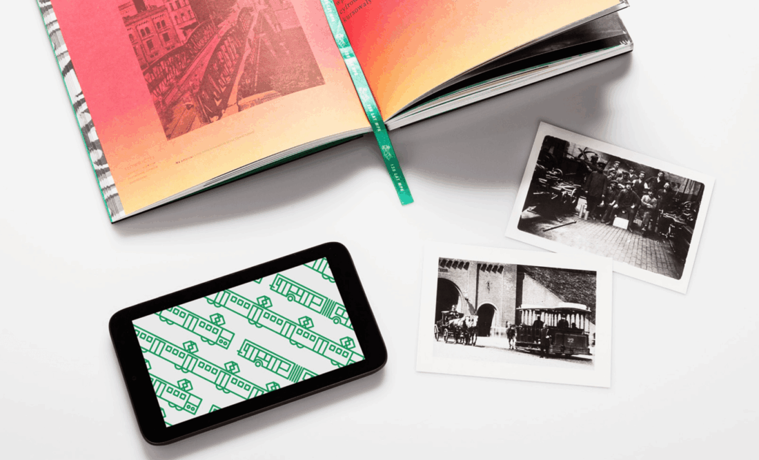 MPK Poznań – album jubileuszowy, archiwalne fotografie i wzór graficzny tramwajów